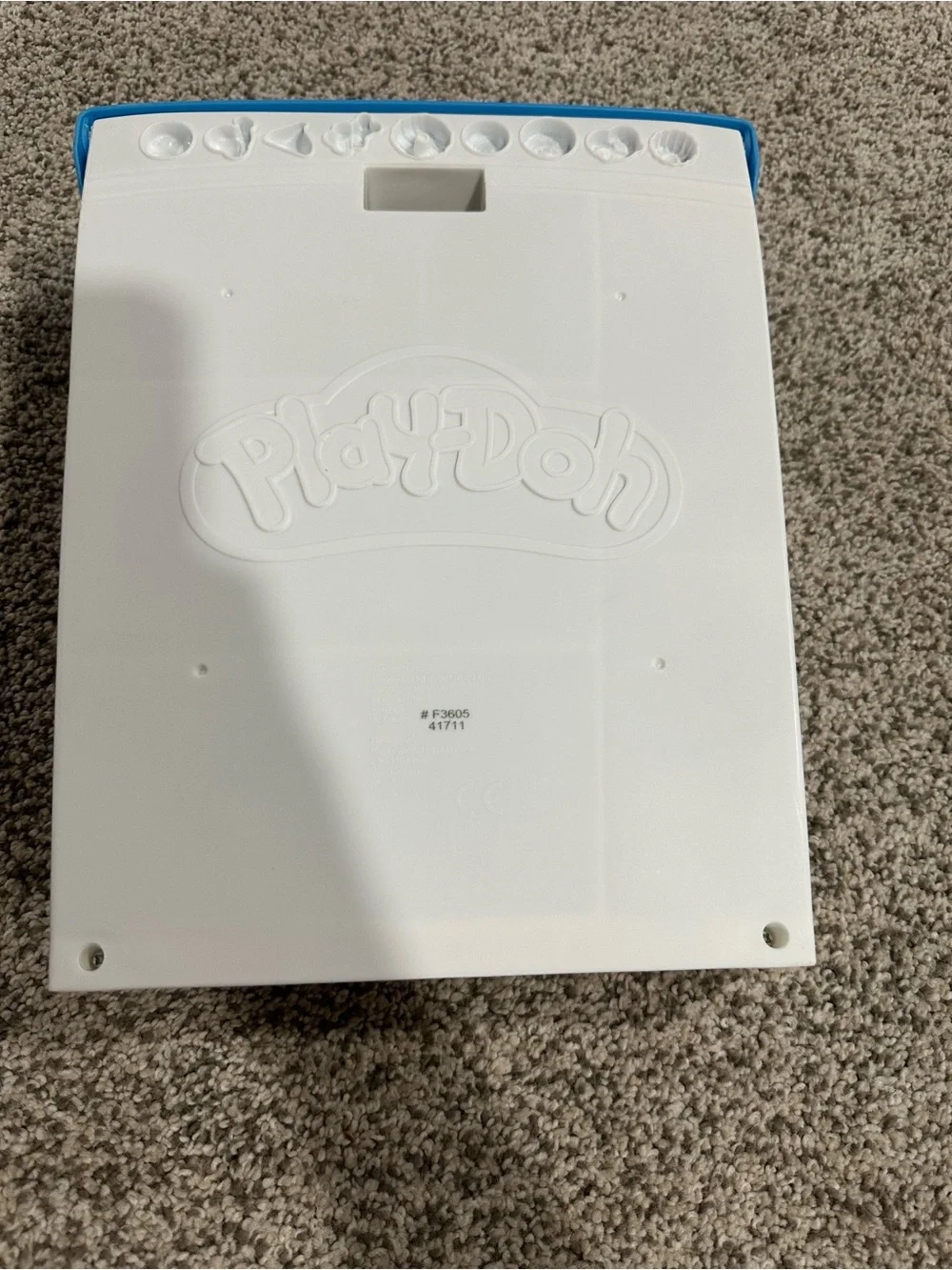 Hasbro Play-Doh Clear Storage Case with Blue Lid